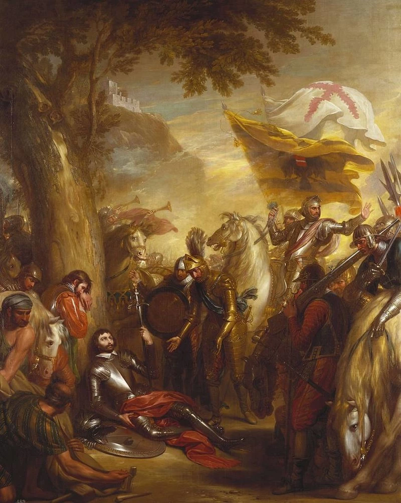 La morte del cavaliere Bayard - Royal Collection